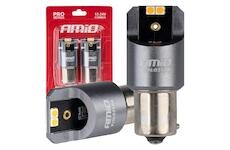 LED žárovky FULL CANBUS PRO PY21W 4x3030 SMD amber 12V 24V AMIO-03584