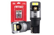 LED žárovky FULL CANBUS PRO T10 W5W 4x3030 SMD bílé 12V 24V AMIO-03580