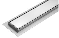 Lineární koupelnový žlab Bílé Sklo 70 cm WET&DRY