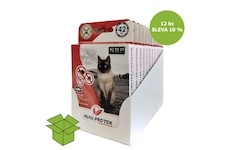 Max Protek repelentní fluorescenční obojek, kočka 42 cm (12 ks) SLEVA 10 %