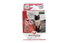 Max Protek repelentní fluorescenční obojek, kočka 42 cm