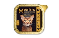 Meatos Cat Chicken & Duck kousky v omáčce 85 g