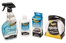 MEGUIARS Perfect Clarity Glass Care Kit - čistič, leštění, tekuté stěrače (sada) 