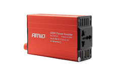 Měnič napětí AMiO 12 V/220V 300W/600W 2xUSB PI03