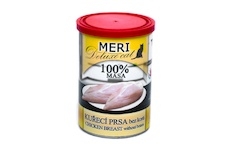 MERI Deluxe Cat kuřecí prsa bez kosti, konzerva 400 g