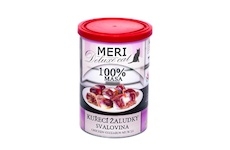 MERI Deluxe Cat kuřecí žaludky svalovina, konzerva 400 g