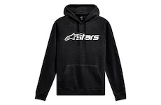 mikina BLAZE HOODIE 3, ALPINESTARS (černá/bílá, vel. XL)