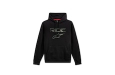mikina RIDE 2.0 CAMO HOODIE, ALPINESTARS (černá, vel. M)