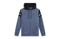 mikina VELOCITY HOODIE, ALPINESTARS (modrá/černá, vel. XL)