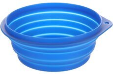 Miska Flamingo skládací modrá 500ml