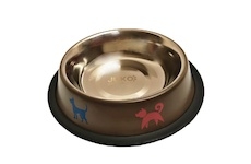 Miska nerez hnědá potisk 0,55 l