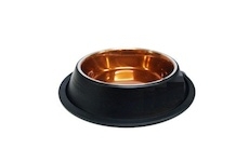 Miska nerez stabilní černá/měď 0,55 l
