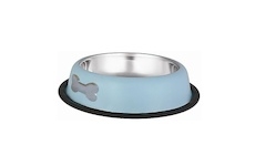 Miska nerez stabilní znak kosti světle modrá 0,2 l