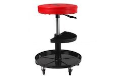 Montážní pojízdné sedátko nastavitelné s přihrádkou MAR-POL