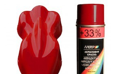 MOTIP Opravný spray pro lak červená 80W 200ml