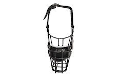 Náhubek černý/kůže kolie, belgický ovčák, baset - fena