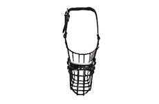 Náhubek černý/kůže pudl, jezevčík - pes