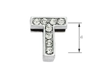 Navlékací písmenka T 12 mm
