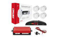 Parkovací asistent LED 4 senzory bílé