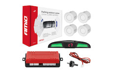 Parkovací asistent LED COB 4 senzory bílé