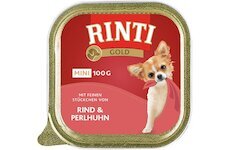 Paštika RINTI GOLD Mini hovezi+perlicka 100g