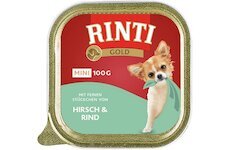 Paštika RINTI GOLD Mini jelen+hovezi 100g