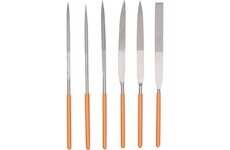 Pilníky diamantové jehlové, sada 6ks, EXTOL PREMIUM