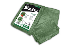 Plachta 90 g/m² krycí, zelená - BRADAS (Rozměr: 10×12 m)