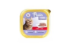 Plaisir Cat hovězí, vanička 100 g