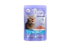 Plaisir Cat pstruh & krevety, kapsička 100 g