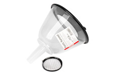 Plastový trychtýř s polovičním krytem a filtrem 13,5 cm AMIO-04042