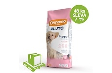 PLUTO Dog Puppy 15 kg (paleta 48 ks) SLEVA 7 %