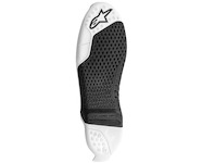 podrážky pro boty TECH 10 model 2021 a dále, ALPINESTARS (černá/bílá, pár, pro velikost 45,5/47)