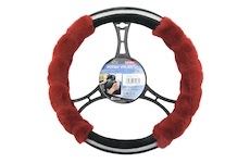 Potah volantu DIAMOND červený