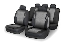 Potahy sedadel sada 9ks POLY šedé AIRBAG