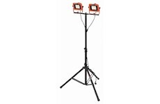 POWDP8035 Aku LED svítilna na stativu 2x20V + 220V 2x20W (bez AKU) POWERPLUS