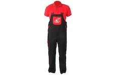 Pracovní kalhoty s laclem black (vel. 48)