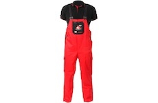 Pracovní kalhoty s laclem red (vel. 60)