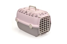 Přepravka Horizon plastová dvířka, romantická růžová