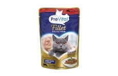 PreVital Fillet Selection kočka hovězí, kapsa 85 g