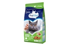 PreVital kočka kastrovaná domácí s krůtím masem 1,4 kg