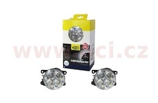 přídavná světla LED pro denní svícení 12 - 24V průměr 90 mm