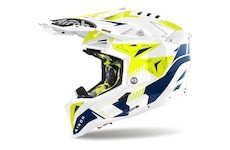 přilba AVIATOR 3.0 Spin, AIROH (žlutá/modrá, vel. M) 2023