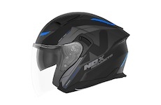přilba N130 KLINT, NOX (černá matná,modrá, vel. S)