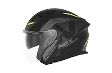 přilba N130 KLINT, NOX (černá matná,žlutá, vel. XS)