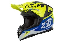 přilba X1.9 TARGA, ZED (žlutá fluo/modrá/černá/bílá, vel. XL)