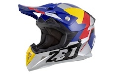 přilba X1.9 TENDO, ZED (modrá perleť/červená/žlutá/stříbrná, vel. XS)