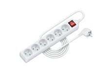 Prodlužovací přívod RPC 34, 5 m, 6 zásuvek, 3 x 1,0 mm² WS RETLUX
