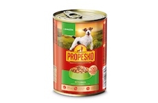PROPESKO Dog jehněčí v omáčce, kousky 415 g