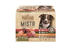 PROPESKO Dog Mistr mix druhů v omáčce, kapsa (24 pack)